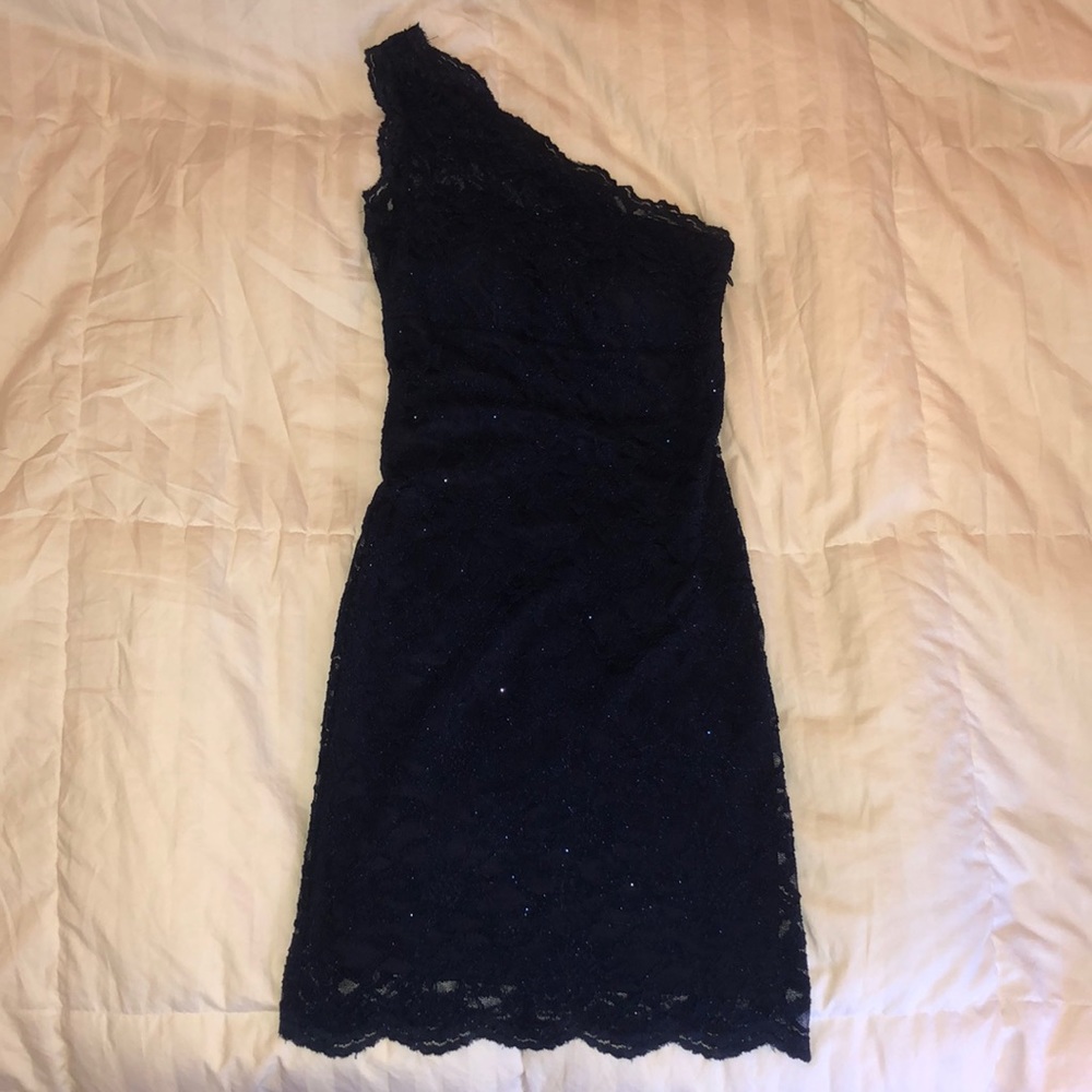 Navy blue homecoming dress
